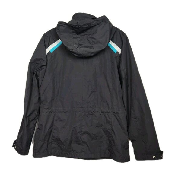 ZeroXPosure Full-Zip Jacket Women's M Gray w/ Blue Accents Hooded Pockets - Picture 2 of 10